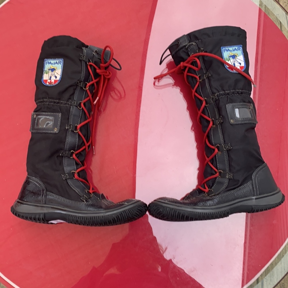 Pajar black boots size 8 euro 39